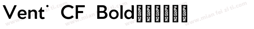 Venti CF Bold字体转换